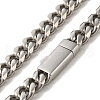 Non-Tarnish 304 Stainless Steel Curb Necklaces NJEW-Q337-04C-P-2