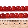 Dyed Natural White Jade Beads Strands G-T138-S15-5