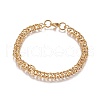 Ion Plating(IP) 304 Stainless Steel Chain Bracelets BJEW-I274-12G-1