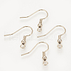 Brass Earring Hooks KK-T029-132LG-NF-1
