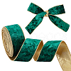 Single Face Velvet Wired Ribbon OCOR-WH0078-222B-03-1