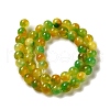 Natural Dyed Jade Beads Strands G-M402-C03-22-2