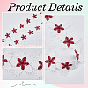 Flower Polyester Eyelash Lace Trim Ribbon OCOR-WH20003-03B-03-5