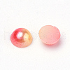 Imitation Pearl Acrylic Cabochons OACR-R063-6mm-14-2