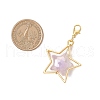 Star Acrylic Pendant Decorations HJEW-JM03395-3