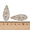 Spray Painted 430 Stainless Steel Pendants STAS-H236-01B-3