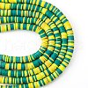 Handmade Polymer Clay Beads Strands CLAY-R089-6mm-T02B-35-5