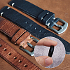 SUPERFINDINGS 20Pcs Leather Watch Strap Bezel AJEW-FH0005-08A-3
