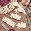 Wooden Knitting Crochet Board WOOD-WH0034-30-5