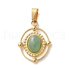 Natural Green Aventurine Pendants STAS-C120-14G-09-1