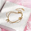 304 Stainless Steel Multi-strand Chain Bracelets BJEW-Z084-02G-3