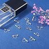 Unicraftale Plastic Clip-on Earring Findings STAS-UN0001-21-5