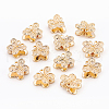 Brass Beads KK-BC0006-57G-3