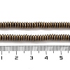 Electroplated Synthetic Non-magnetic Hematite Beads Strands G-P545-A01-01A-4