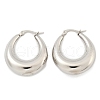 Non-Tarnish 304 Stainless Steel Chunky Hoop Earrings for Women EJEW-F280-06E-P-2