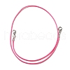 Waxed Polyester Cord Necklace Making AJEW-PH01341-18-1