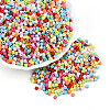 8/0 Opaque Colours Glass Seed Beads SEED-N007-04-1