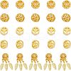 CHGCRAFT 3 Style Alloy European Beads FIND-CA0006-17-1
