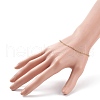 304 Stainless Steel Paperclip Chains Bracelet for Women BJEW-JB08325-3