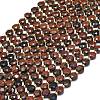 Natural Mahogany Obsidian Beads Strands G-C116-A66-02-2
