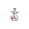 7-Slot Iron Easter Egg Display Stands ODIS-WH0058-21B-EB-7