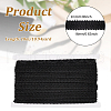 Polyester Braided Lace Trim OCOR-WH0074-92C-2