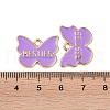 Alloy Enamel Pendants ENAM-R149-13A-G-3