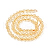 Natural Citrine Beads Strands G-E326-6mm-02-3