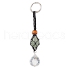 Glass Pendant Decoraton HJEW-JM02026-01-1