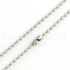 304 Stainless Steel Ball Chain Necklace Making X-NJEW-R225-06-2