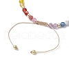 Adjustable Braided Nylon Thread Bracelets for Women BJEW-JB11660-03-4
