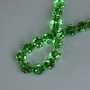 Luminous Handmade Gold Foil Glass Beads Strands FOIL-N029-01F-2