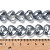Electroplate Glass Beads Strands X-EGLA-B008-01A-PL01-4