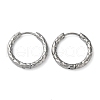 304 Stainless Steel Huggie Hoop Earrings EJEW-H111-02D-P-1