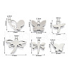 Non-Tarnish 201 Stainless Steel Charms STAS-R118-12-2