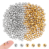 Unicraftale 300Pcs 2 Colors 201 Stainless Steel Beads STAS-UN0048-86-1