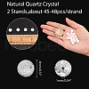 ARRICRAFT Natural Quartz Crystal Beads Strands G-AR0001-67-7