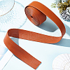 4M Flat Imitation Leather Cord LC-WH0011-03C-02-3