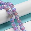 Dyed Natural Jade Beads Strands G-F764-02E-2