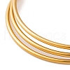 7Pcs PVD Vacuum Plating 304 Stainless Steel Bangles Set for Women BJEW-A011-09E-G-3