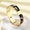 304 Stainless Steel Hinged Bangles for Women BJEW-K237-15G-1