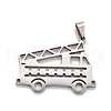 Non-Tarnish 304 Stainless Steel Pendants with 201 Stainless Steel Clasp STAS-A058-01P-2