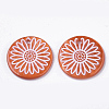 Spray Paint Freshwater Shell Pendants SHEL-N026-06A-03-2