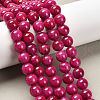 Natural Mashan Jade Round Beads Strands X-G-D263-10mm-XS12-1