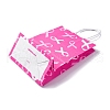 Awareness Ribbon Print Paper Packing Tote Bags CARB-R001-01F-3