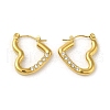 304 Stainless Steel Pave Crystal Rhinestone Hoop Earrings for Women EJEW-B054-26G-1