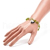 Natural White Jade Stretch Bracelet BJEW-JB08525-01-3