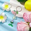 Acrylic & Lampwork & Glass Keychain KEYC-MZ00005-2