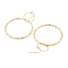 Ion Plating(IP) 304 Stainless Steel Dangle Earrings for Women EJEW-G397-06G-2