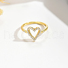 925 Sterling Silver Micro Pave Zirconia Finger Rings for Women SF4347-1-4